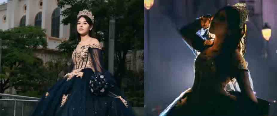 Quinceañera de EEUU se vino a celebrar su día al Centro Histórico de San Salvador