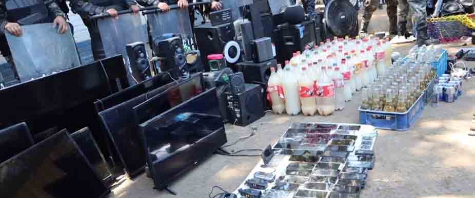 GUATEMALA: encuentran en centro penal tras requisa, televisores, equipos de sonido, cervezas y otros objetos