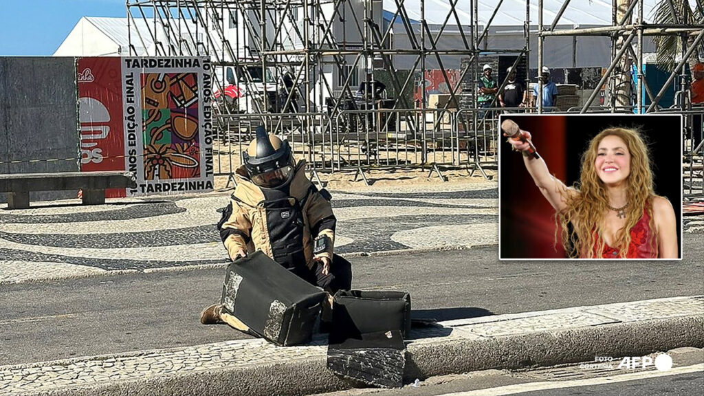 Brasil: Localizan artefacto explosivo en el área donde Shakira daría un concierto gratuito