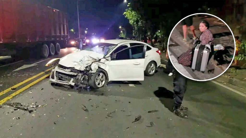 Salvadoreñas recién llegadas al país sufren aparatoso accidente en San Salvador