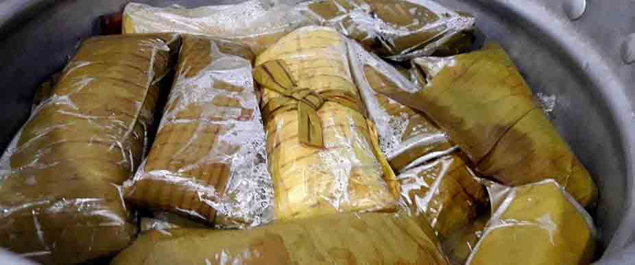 Primero fue el pescado seco: venden a $30 la docena de hoja para tamales en Sonsonate