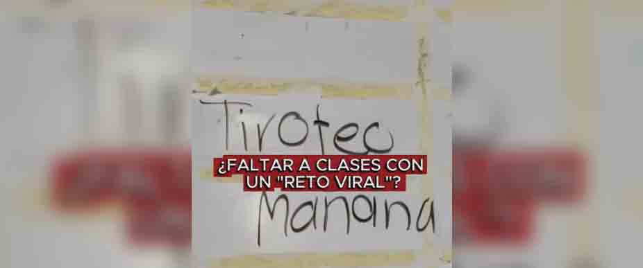 GUATEMALA: denuncian reto que circula en redes en las escuelas que dice «tiroteo mañana»