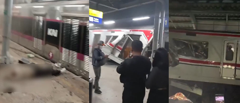 Indonesia: dos trenes chocan y reportan múltiples víctimas