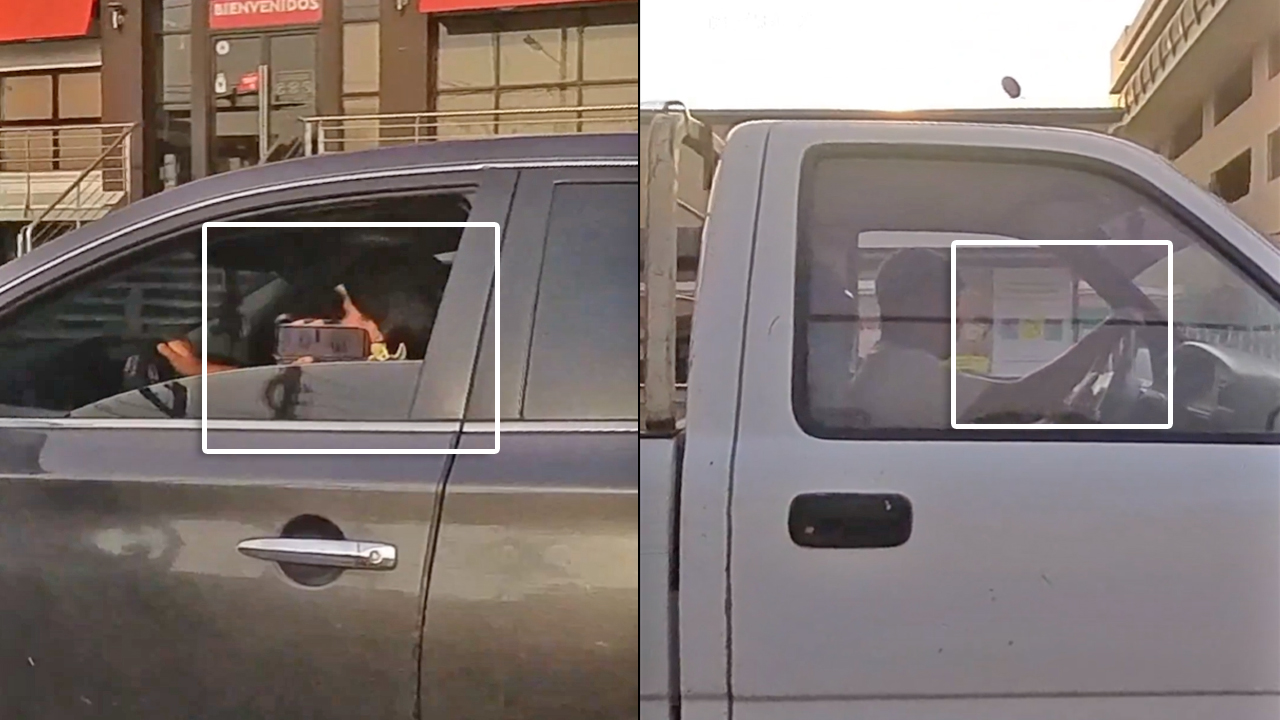 Sorprenden y multan a varias personas que usaban su celular mientras conducían