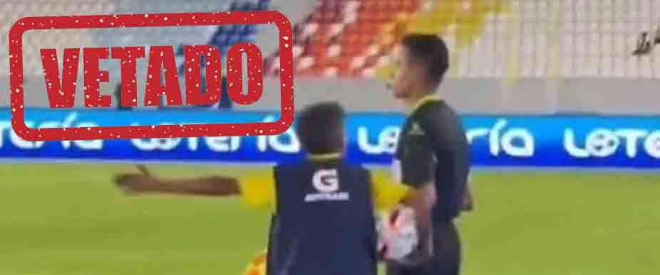 Vetan a bolero del Alianza por comportamiento contra el árbitro y jugadores