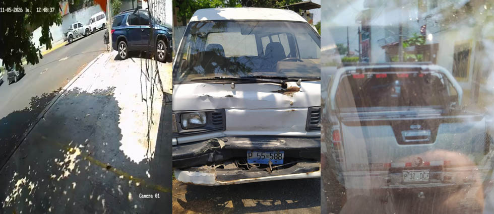 Conductor de pick up provoca choque y luego se da a la fuga en San Salvador