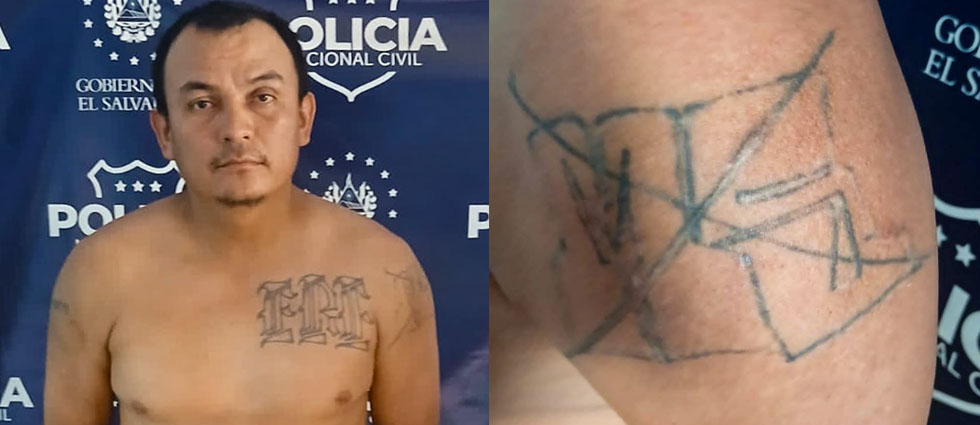 Policías capturan a peligroso MS que se escondía en un cantón de Sonsonate
