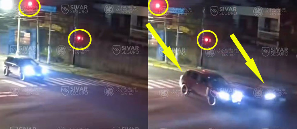 Cámaras de Sívar Seguro captan grave choque sobre la avenida Bernal