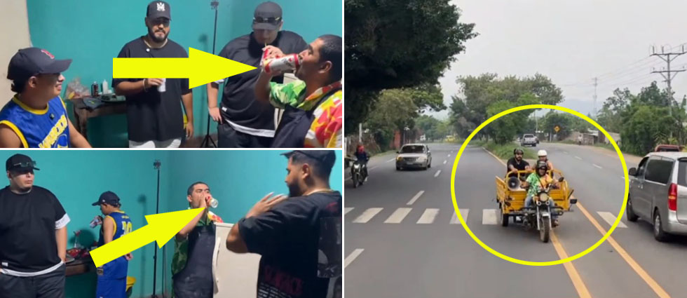 Piden captura de tiktokero por conducir ebrio: antes de salir a la calle, fue captado bebiendo