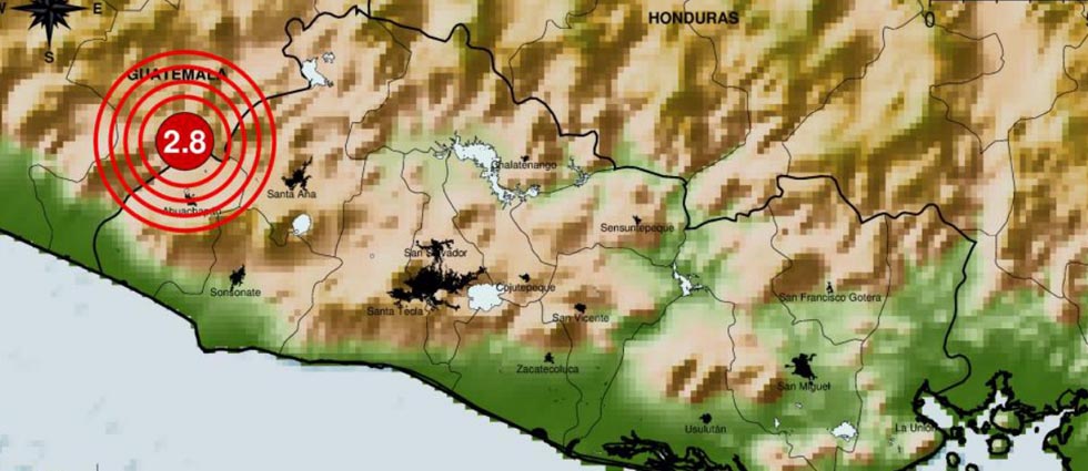 Sismo en Guatemala también sacude parte de El Salvador esta noche de miércoles