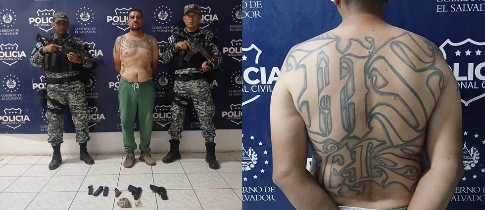 Capturan a peligroso palabrero de la MS-13, perfilado como el primer ranflero de la zona oriental