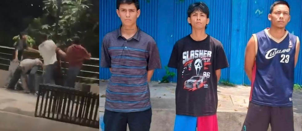 PNC reporta la captura de tres de los implicados en la golpiza a un hombre en San Marcos