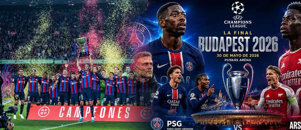 Lo que no te esperabas: Arsenal y PSG jugarán la final de Champions y ¡¡¡en Cataluña le llaman «Final Azulgrana»!!!