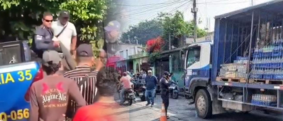 Momento cuando capturan a pandillero que atacó a salvadoreño en Guatemala