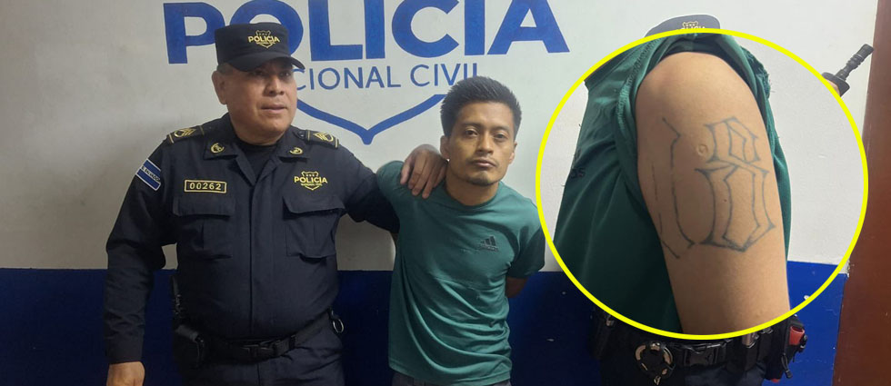 Policías sacan de las calles a peligroso 18-R en Cuscatlán