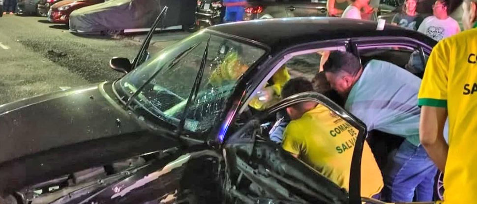 Fuerte choque deja a dos mujeres lesionadas en La Libertad