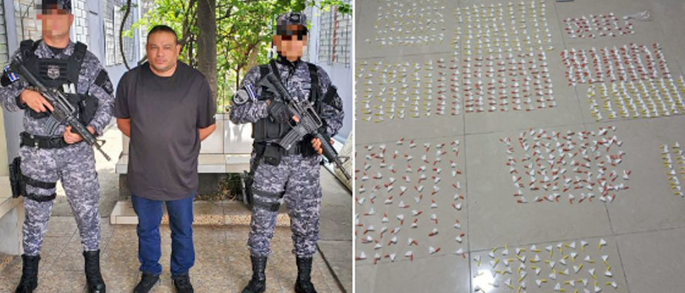 Capturan al “Travieso”, pandillero que intentaba comercializar drogas en Santa Tecla