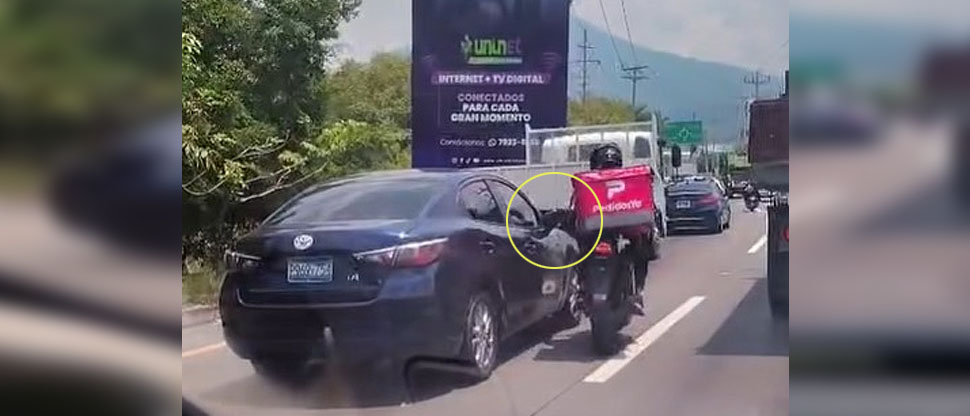 Piden los “Tres doritos después” para motociclista que agredió a conductor