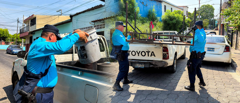Alcaldía retira cubetas, piedras y otros obstáculos que impedían la libre circulación