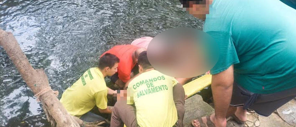 Joven sufre lesiones en cuello y espalda tras lanzarse de lazo en río en Caluco