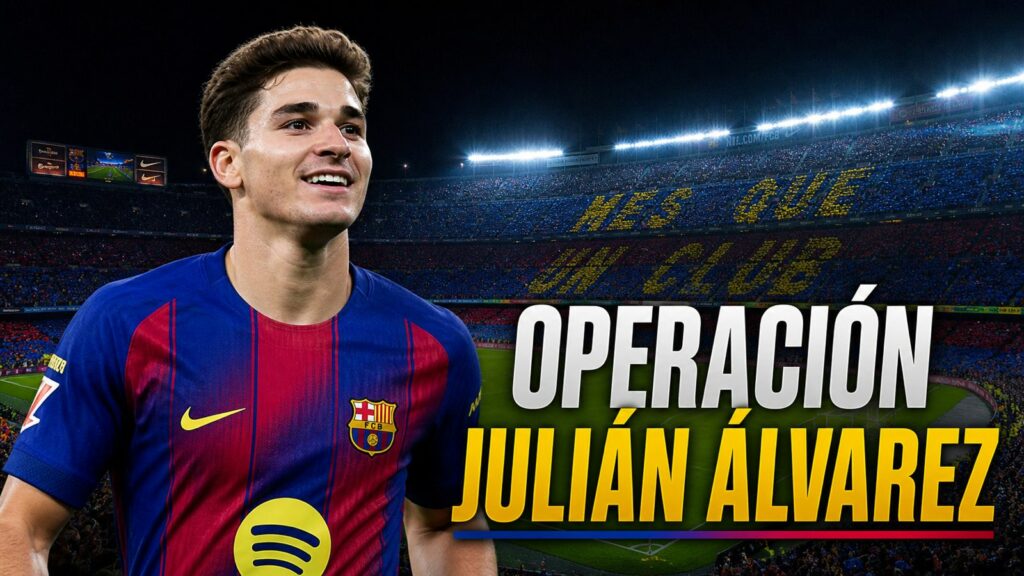 El Barca comienza la “Operación Julián Álvarez” tras la caída del Atleti en Champions