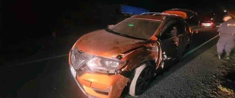 4 Lesionados deja un accidente cuando un conductor invadió el carril contrario en La Paz