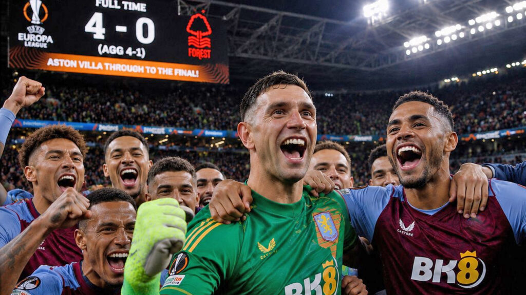 El Aston Villa vuelve a una final europea más de cuatro décadas después