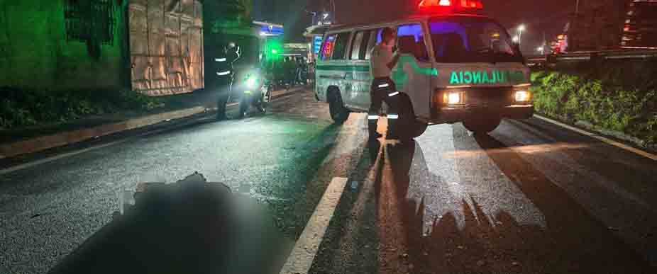 Fallece peatón en accidente de tránsito por camión de carga