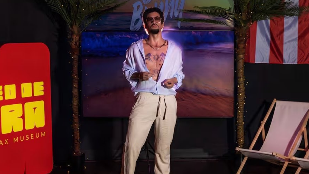 Museo de cera en Madrid, exhibe figura super realista del cantante Bad Bunny