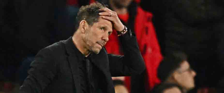 Cholo Simeone deja sin final al Atlético de Madrid