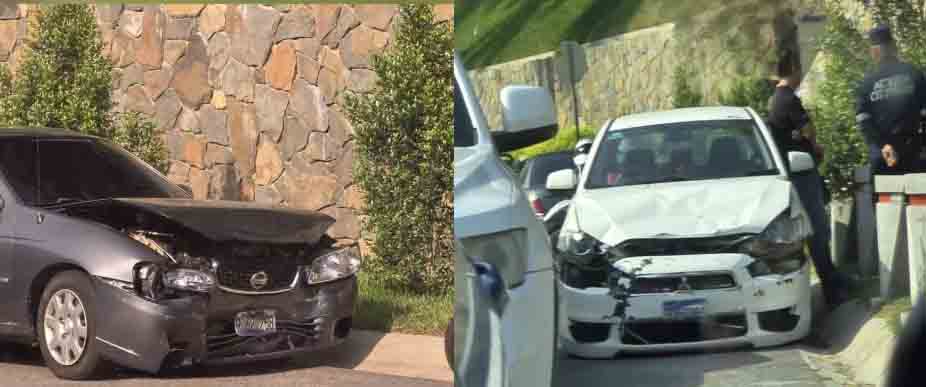 2 Conductores impactan de frente en San Salvador