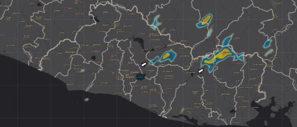 MARN anuncia probabilidad de lluvias para este domingo 10 de mayo