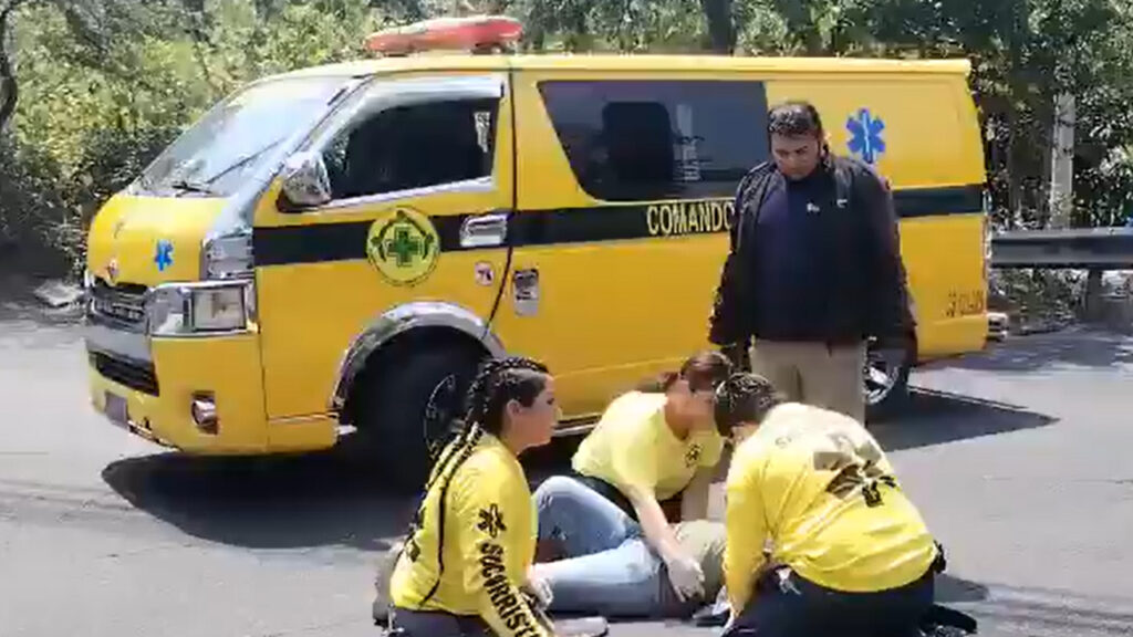 Dos mujeres lesionadas tras choque entre motocicletas en Ciudad Delgado
