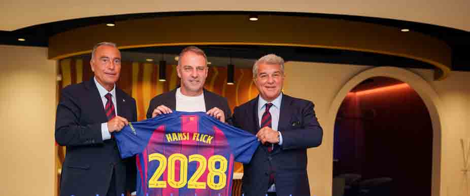 Flick firma hasta 2028 con otra temporada opcional