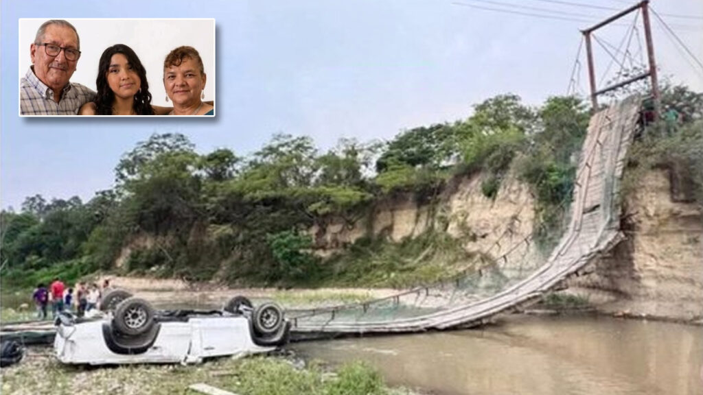 Honduras: identifican a miembros de una familia que murieron tras colapso de un puente