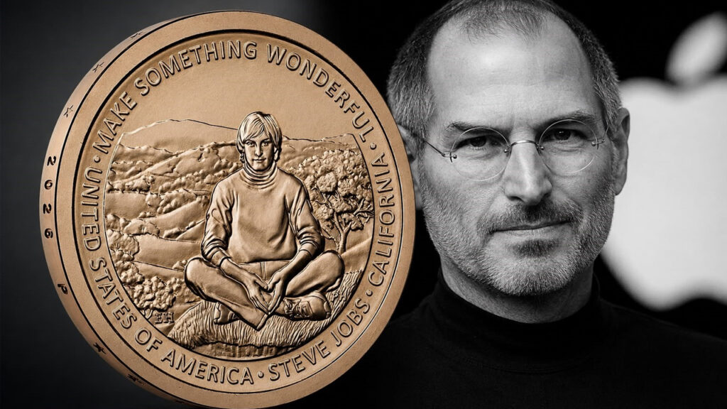 Lanzan edición especial de la moneda de un dólar con la figura de Steve Jobs