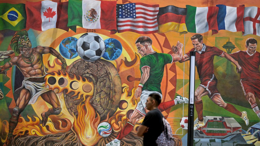 Mural dedicado al mundial de la FIFA es incluido en los World Guinness Records