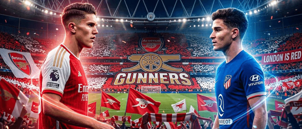 Cine al aire libre transmitirá el partido entre el Arsenal y Atlético de Madrid