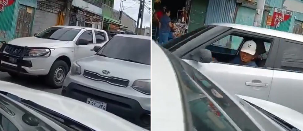 Denuncian a automovilista que circuló en sentido contrario en Ciudad Delgado