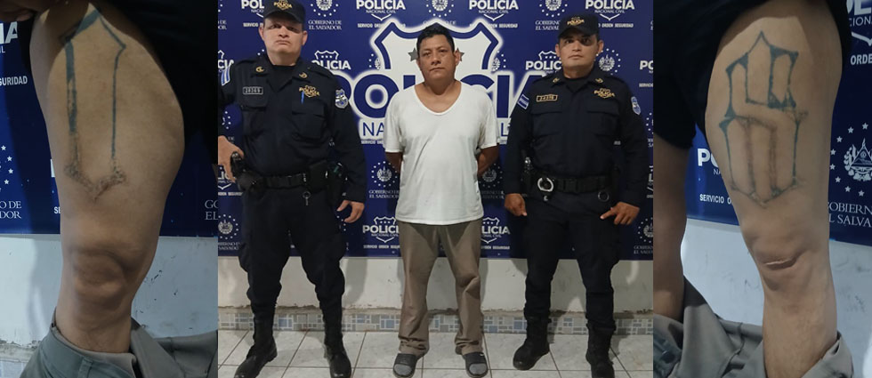 Policías capturan a ‘Ratón’, gatillero y fundador de la 18 Sureños en Conchagua
