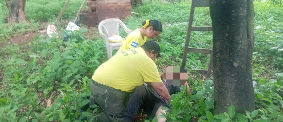 Hombre cae de un árbol de unos 10 metros de altura en Guazapa