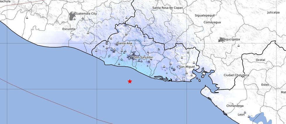 Fuerte sismo con epicentro en costa de La Libertad sacude a todo el país esta madrugada de martes