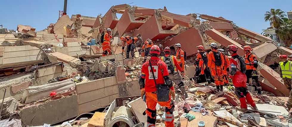 USAR El Salvador trabaja en el rescate de un niño de 09 años en La Guaira