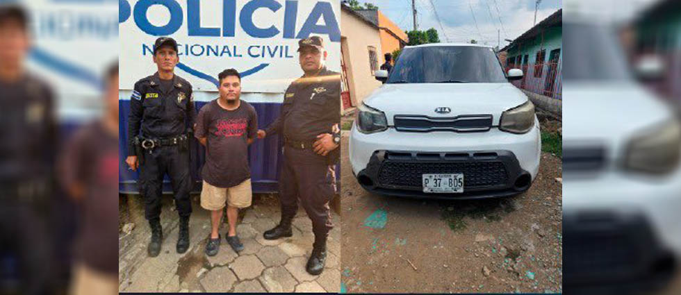 Capturan a sujeto tras robar un auto: pidió un viaje y amenazó a la conductora con un cuchillo
