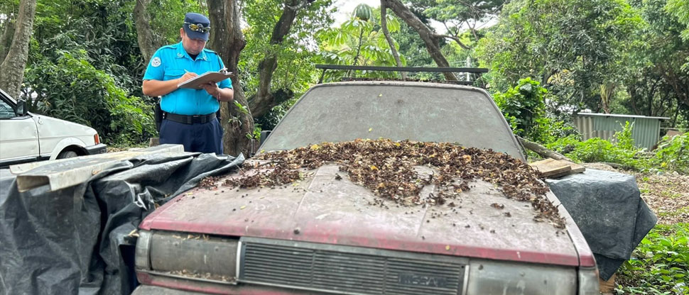 CAM continúa notificando a dueños de vehículos en estado de abandono
