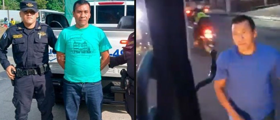 Capturan a motorista de la ruta 205 que arrancó los espejos retrovisores de otro vehículo