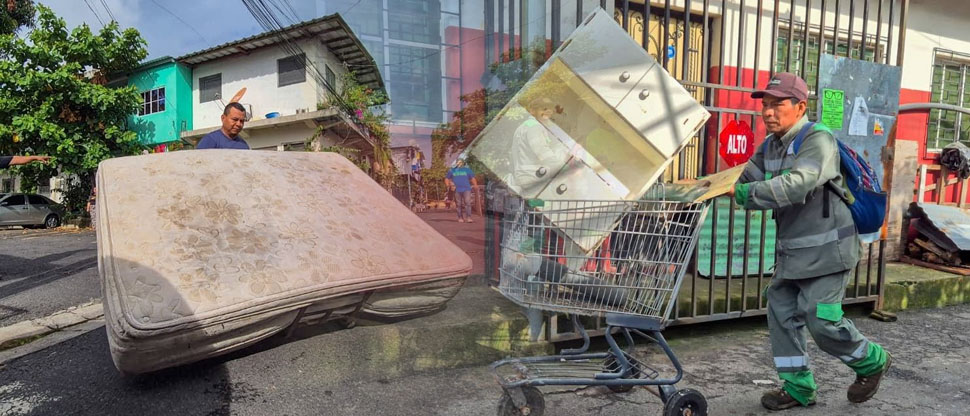 Alcaldía capitalina realiza jornada de recolección de objetos voluminosos