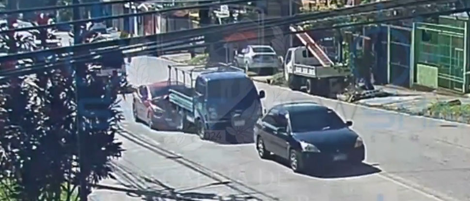 Distracción al volante termina en accidente de tránsito en Santa Tecla