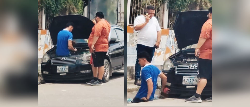 Sin miedo al éxito: joven mecánico se viraliza por su perseverancia para atender a sus clientes