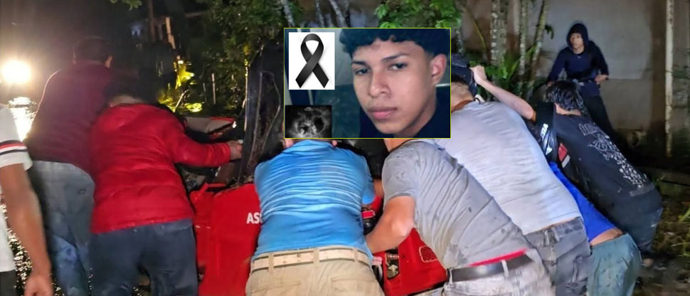 Árbol cae sobre mototaxi y deja un adolescente de 17 años fallecido en Honduras